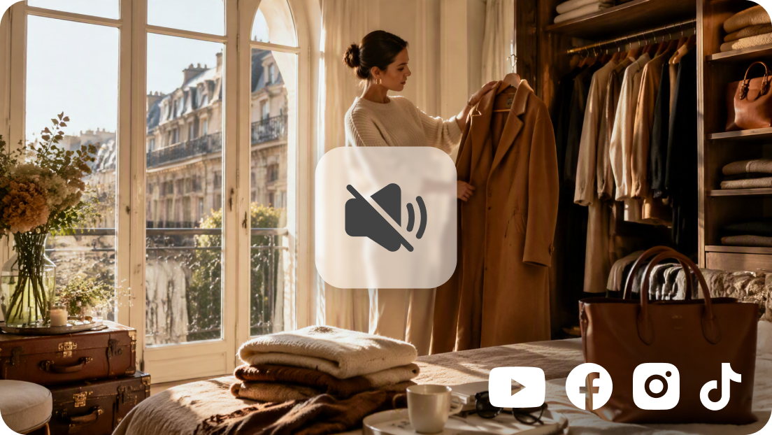 Strumento muto audio video con un clic