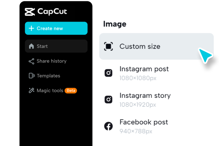 Inscreva-se e faça login no CapCut