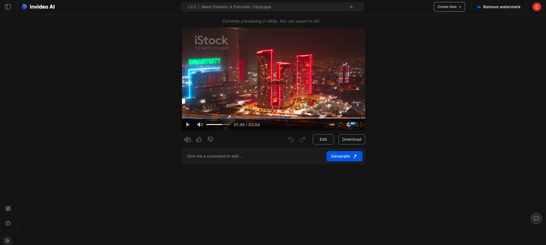 Herramienta de IA para crear videos a partir de texto
