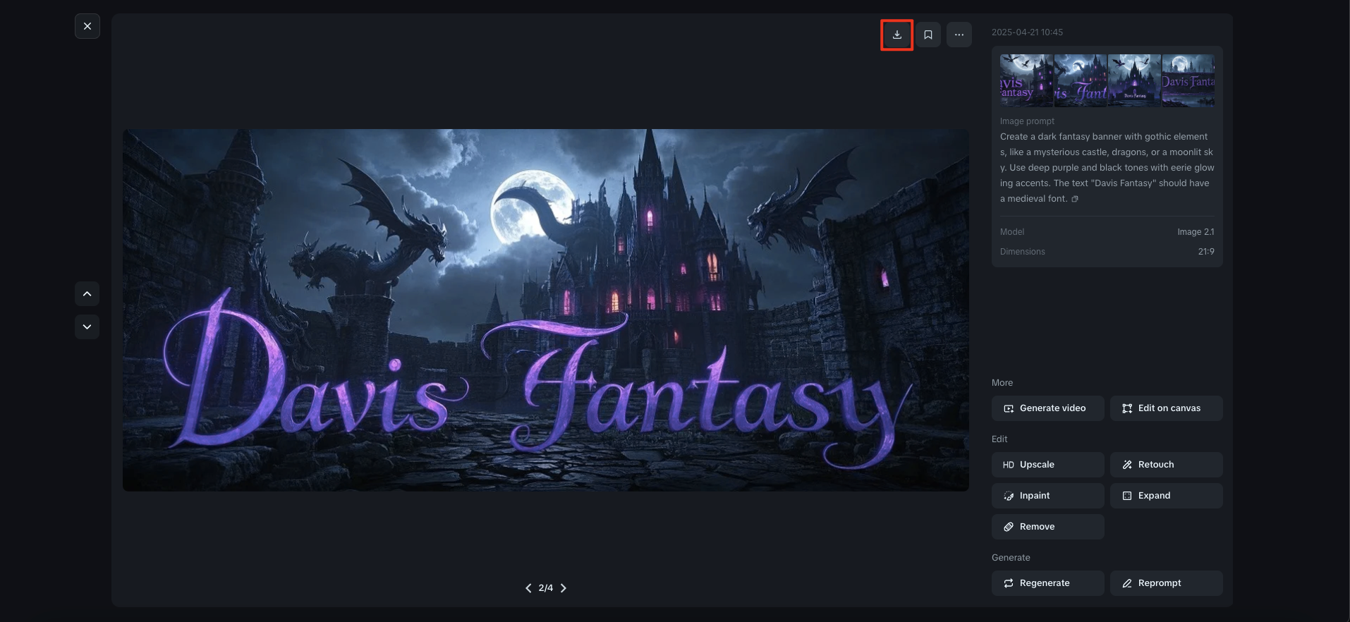 Cómo crear un banner de Twitch con Dreamina