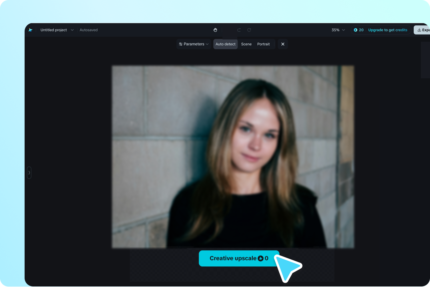 creative upscale