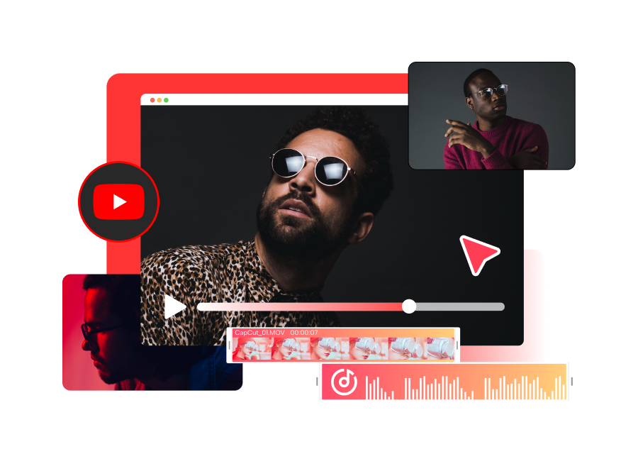 Editor video gratuito di YouTube senza filigrane