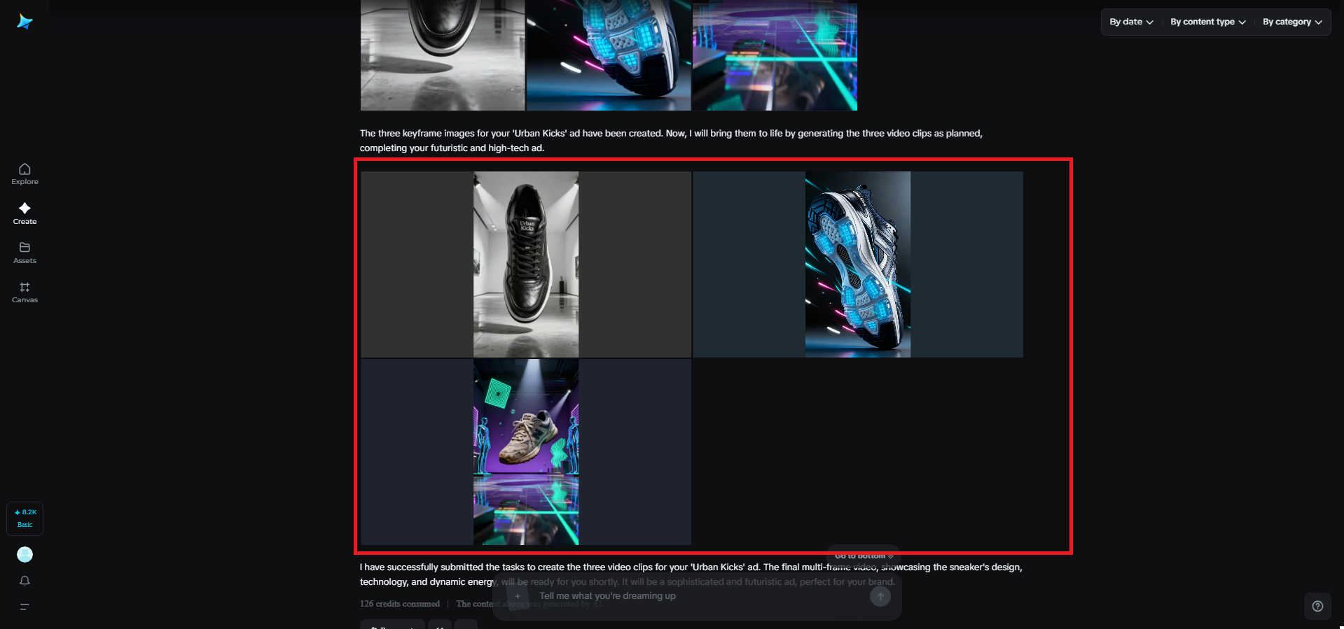 Funzione di creazione batch di video in Dreamina