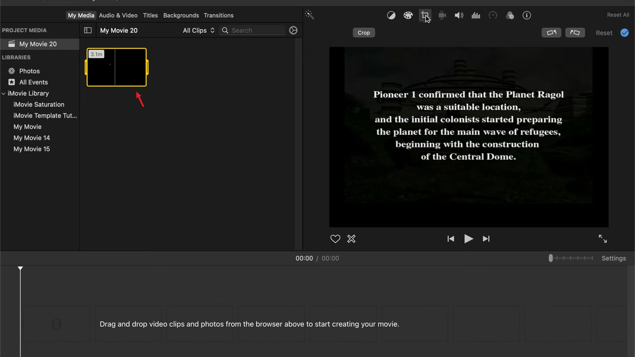 Ανοίξτε το iMovie και εισαγάγετε βίντεο
