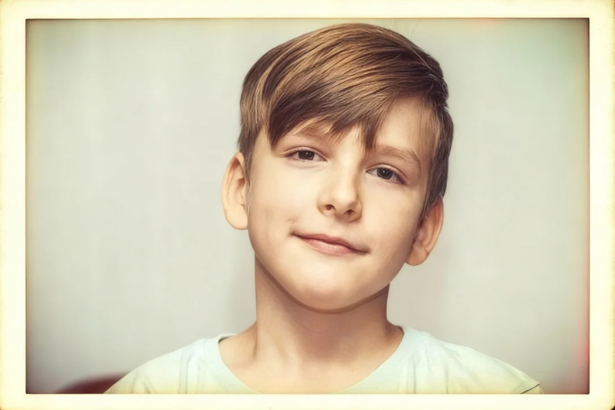 Retro polaroid effect