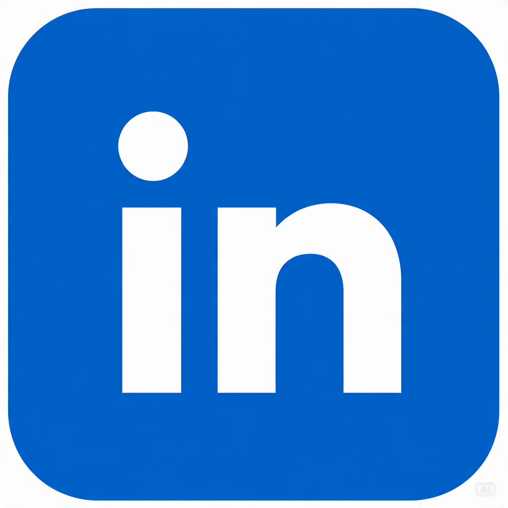 Blue corporate monogram app icon generated by Pippit