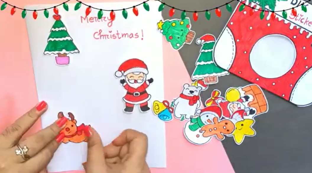 xmas stickers for presents