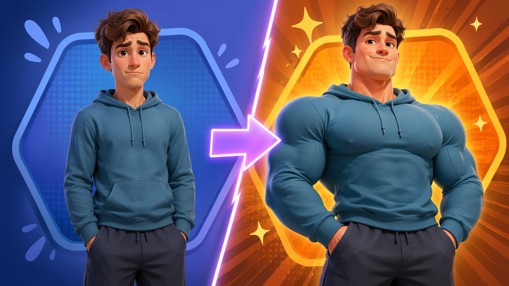Filtro de esteroides Dreamina AI, ejemplo 4: Transformación de fantasía Avatar