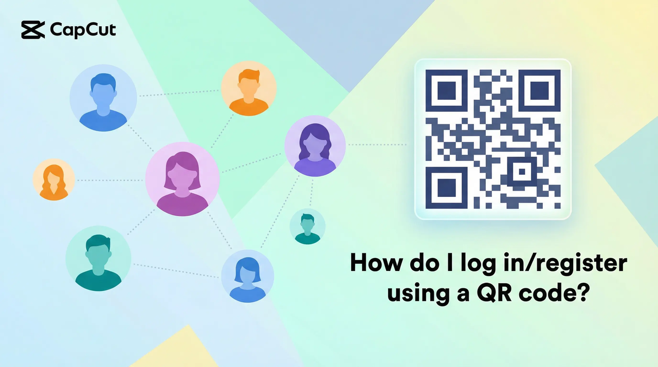 Accedi CapCut con il codice QR