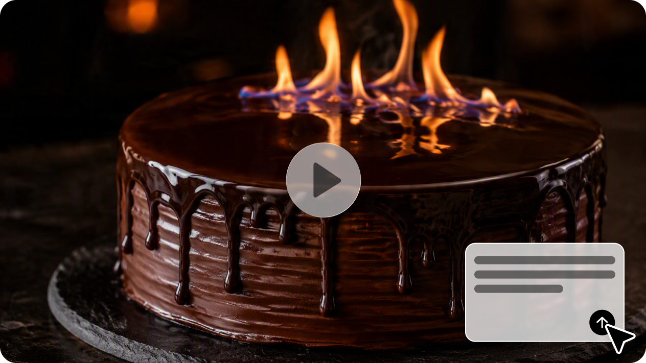Generate full cake scenes from a description