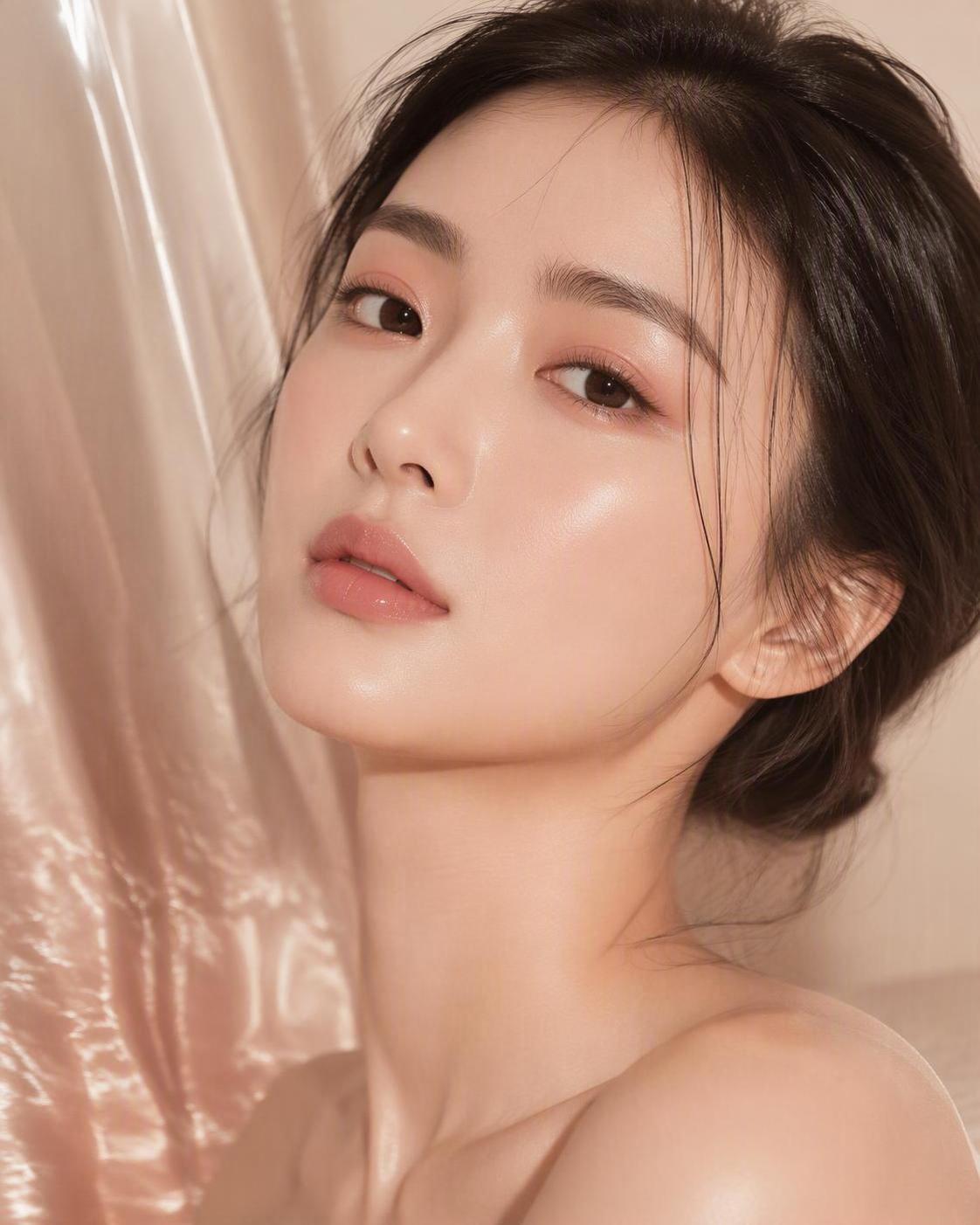 ภาพเหมือนความงามหรูหราของเกาหลีพร้อมภาพฮีโร่ 1
