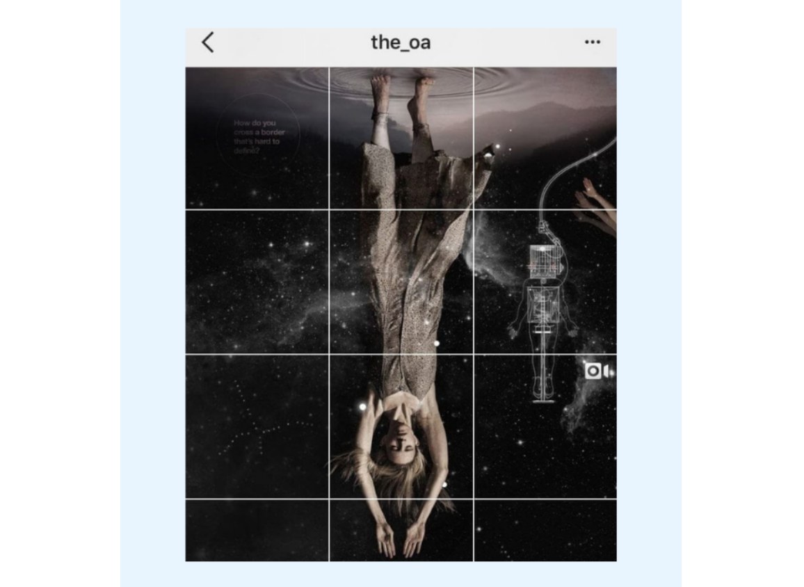 Mise en page de profil Instagram puzzale
