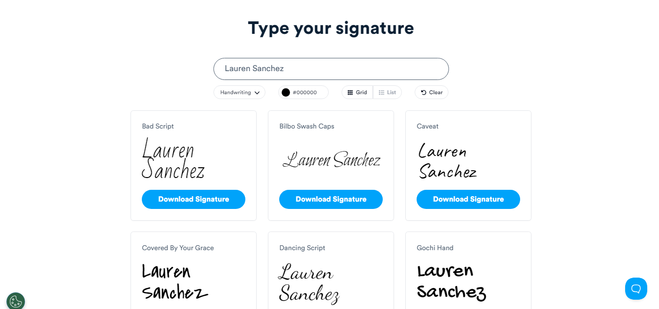 générateur de signature pour mon nom gratuit