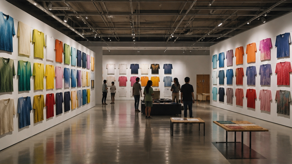 T-Shirt Exhibition Video 16:9 visual