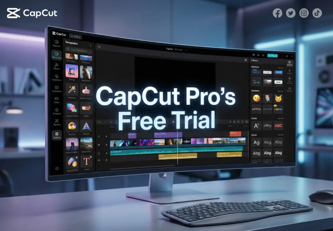Experimente agora o CapCut Pro Free Trial