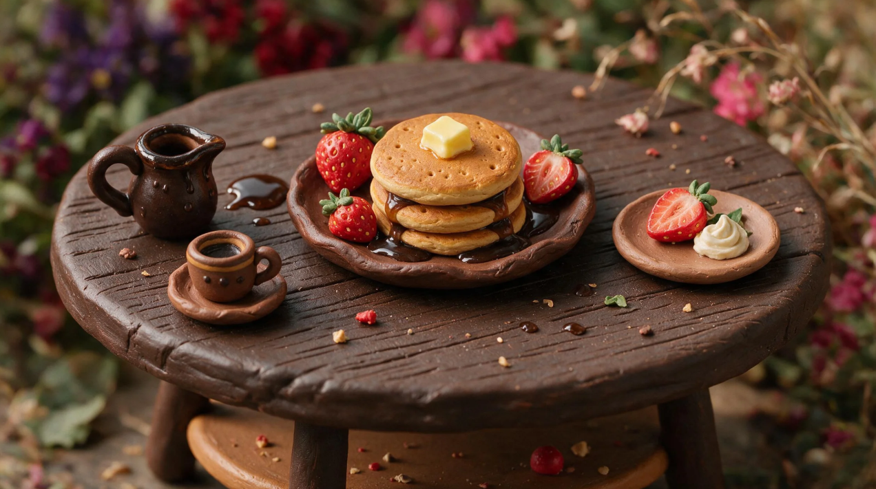 Clay food scene