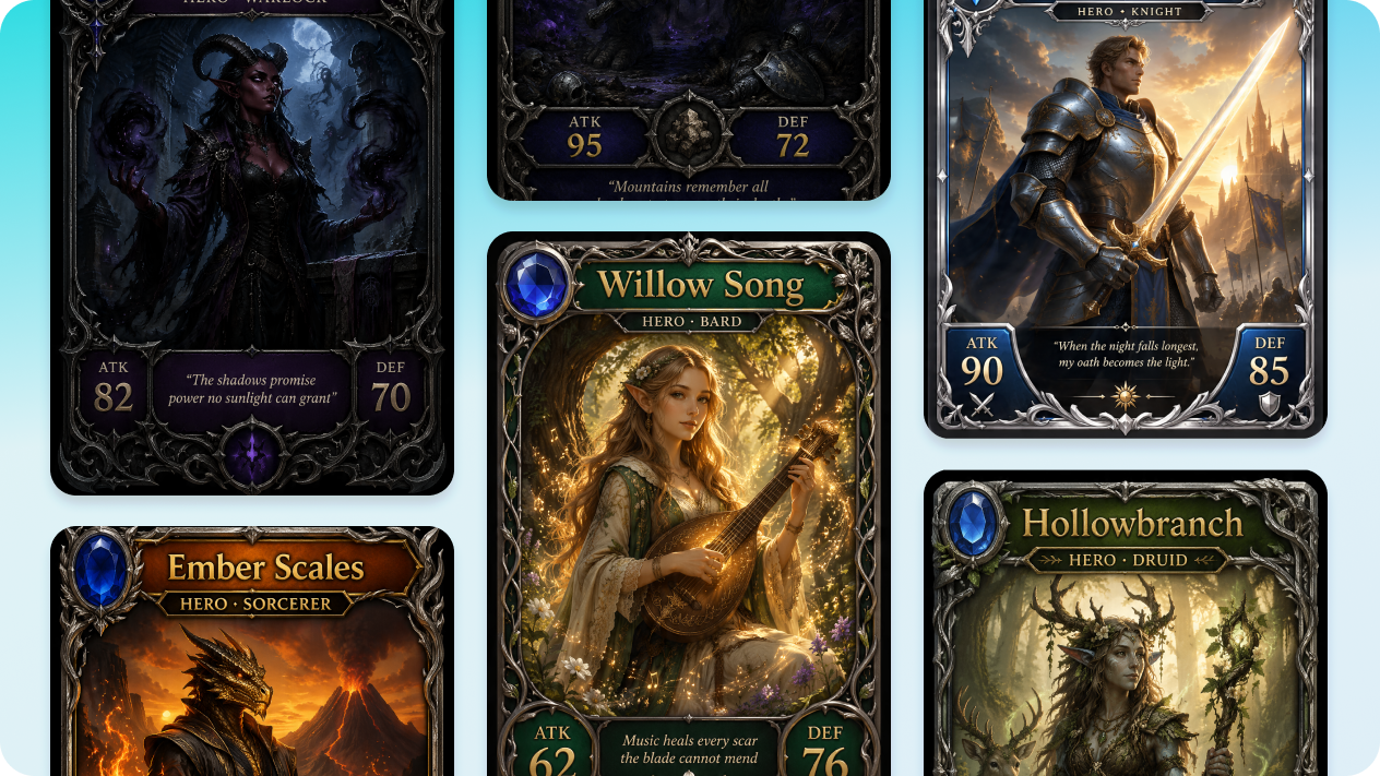 Build a full collectible series in one session with an AI agent