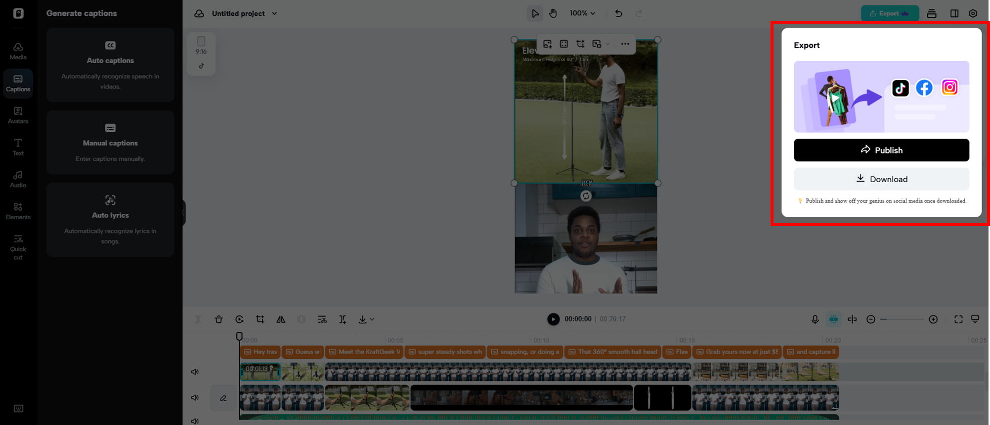 Export and post