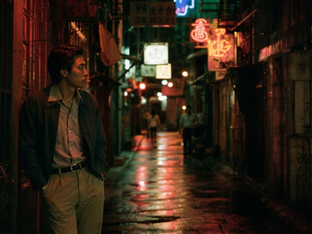 Hong Kong Retro Portre İstemi örnek 1 - Neon sokak portresi