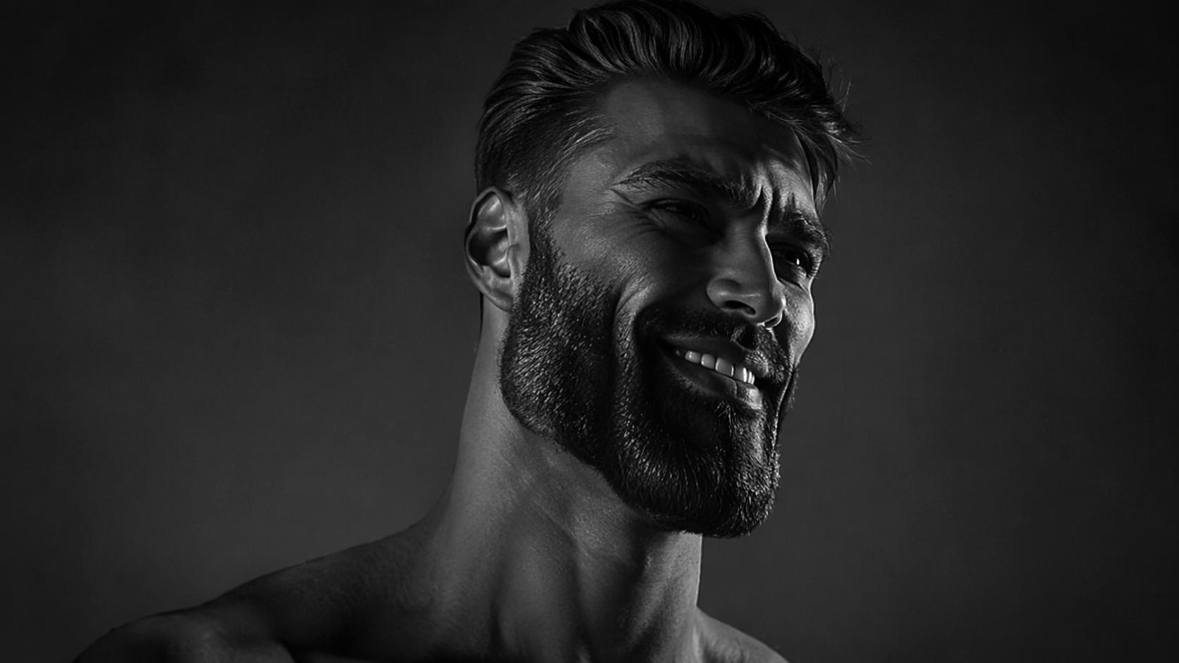 Cinematic Chad faccia filtro ritratto