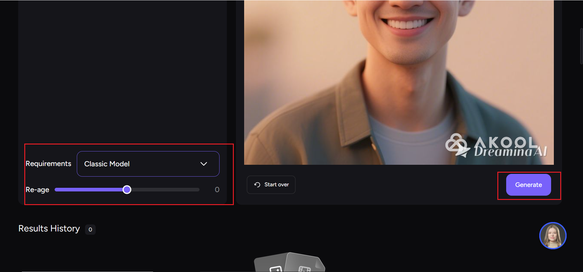 generate the deepfake