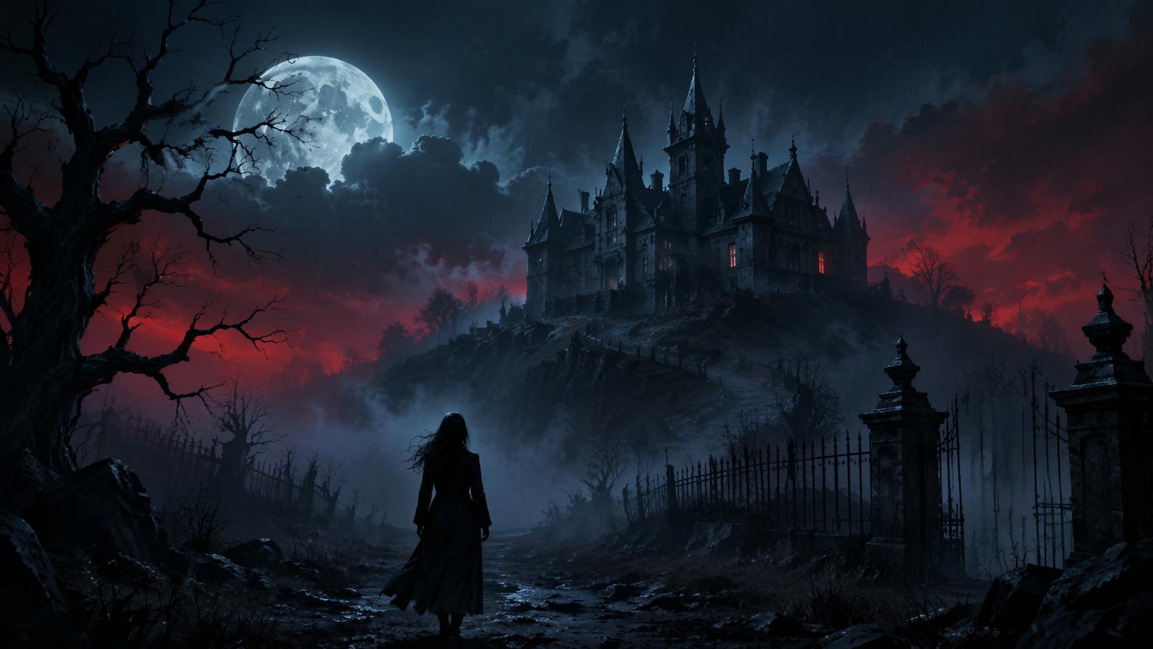 Dreamina a réutilisé l'image du thème rapide : Scène d'affiche d'horreur