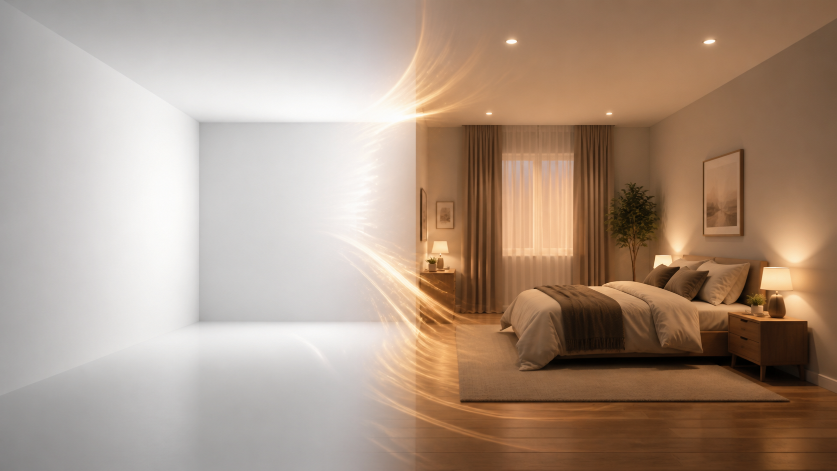 Box Room Transition Video unterstützt visuelle 2