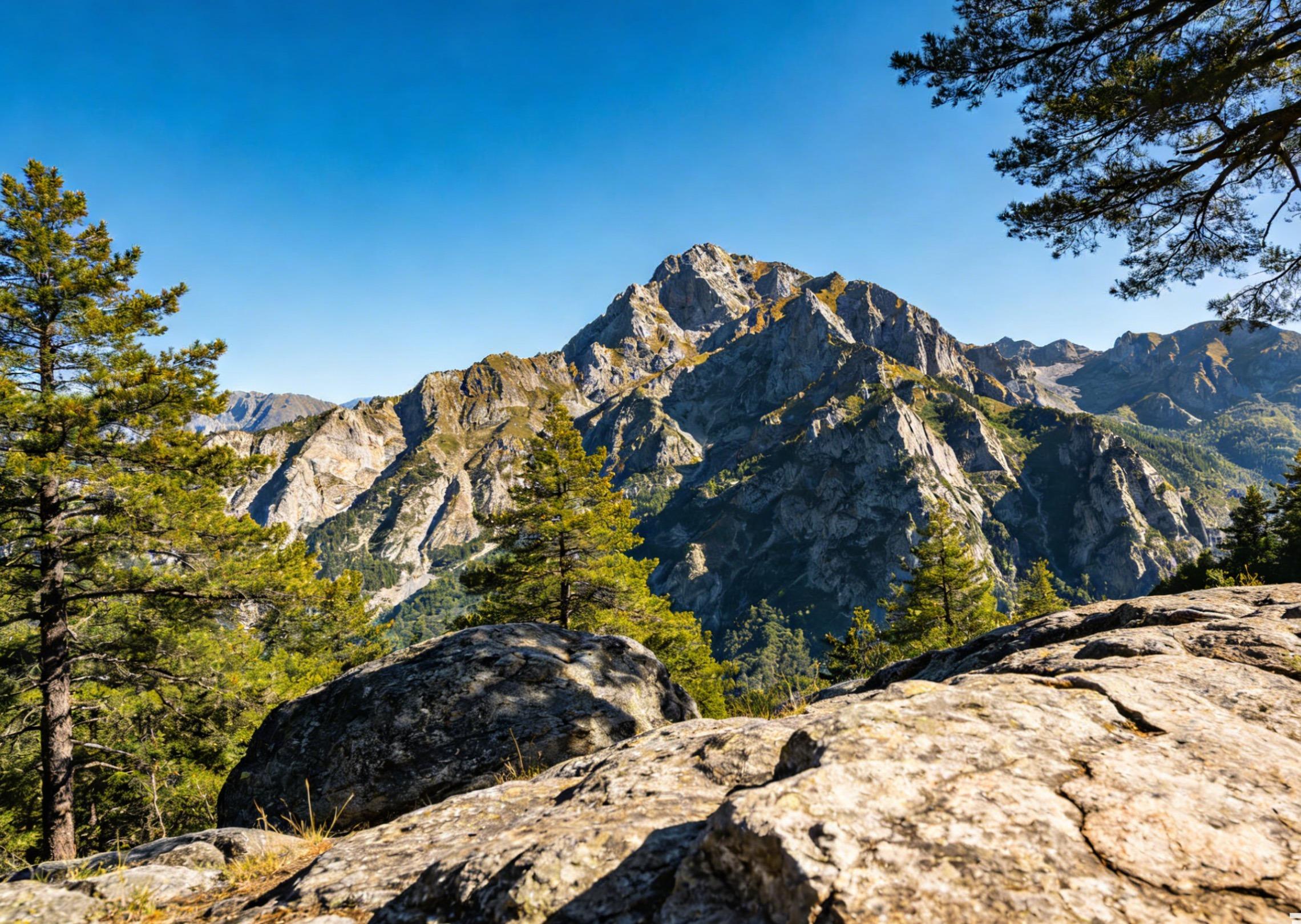 Enhance this landscape image by sharpening details 
