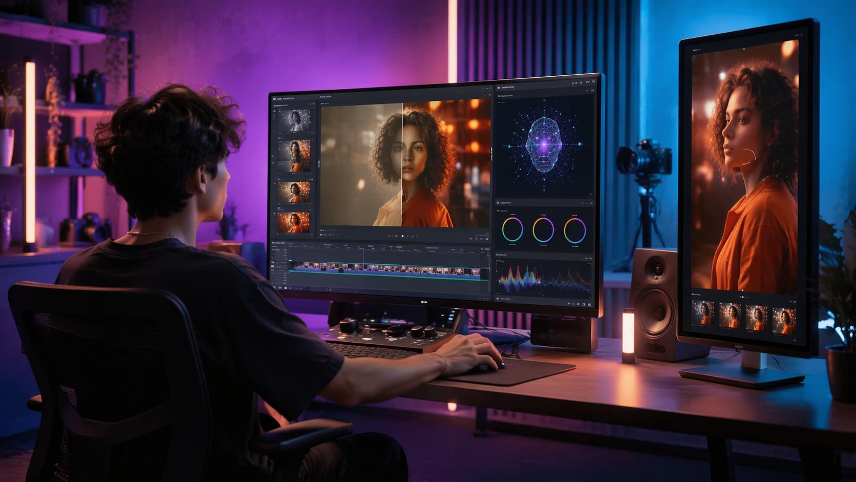 AI Video Retouching for Creators Timeline review prompt