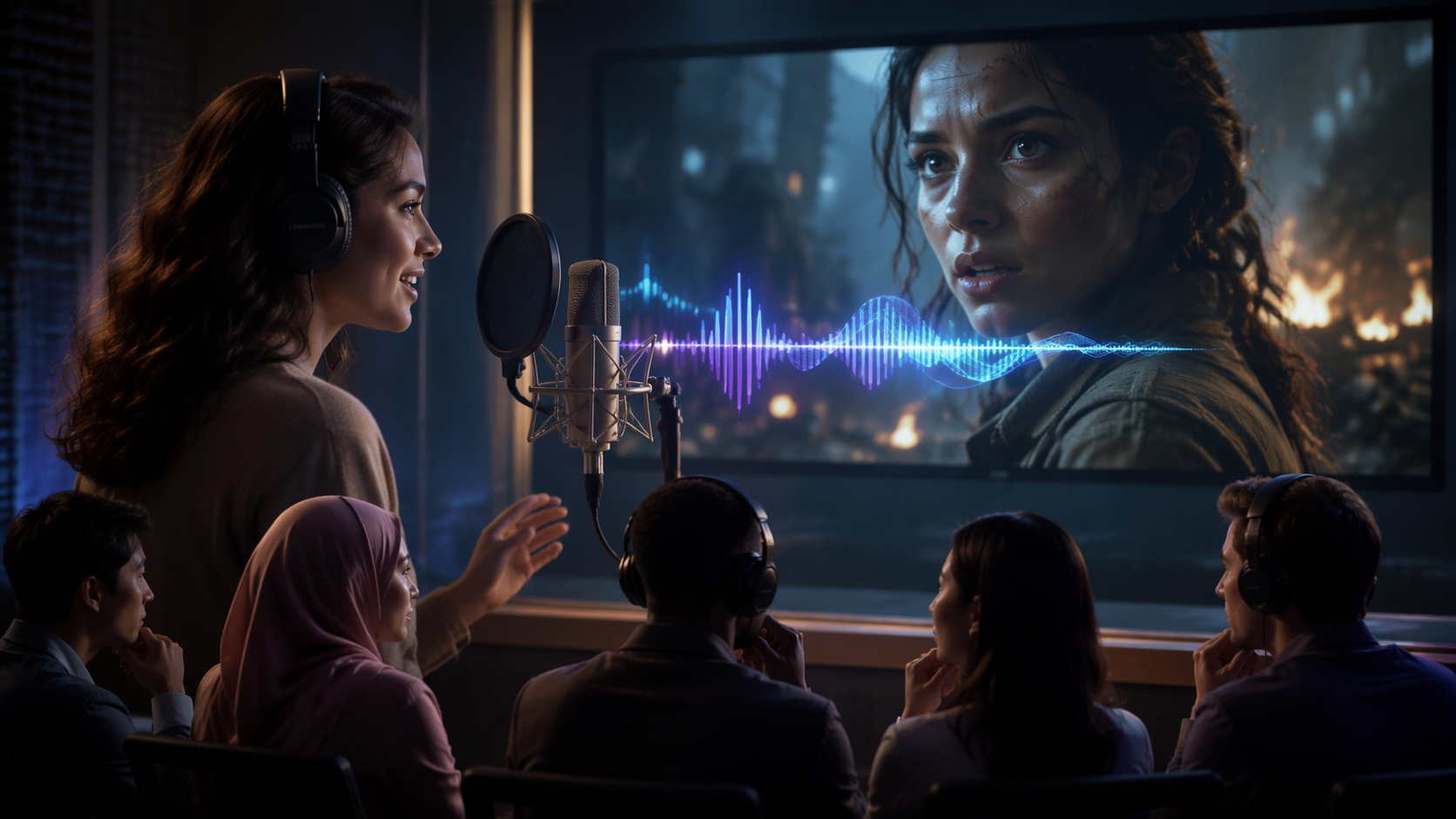 AI dubbing lip sync 16:9 Dreamina AI video hero image