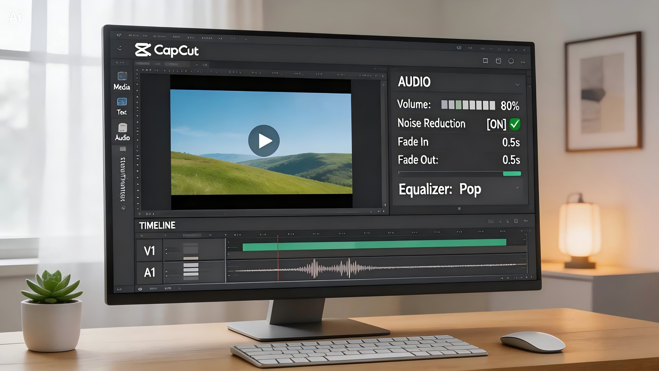 problema audio su CapCut