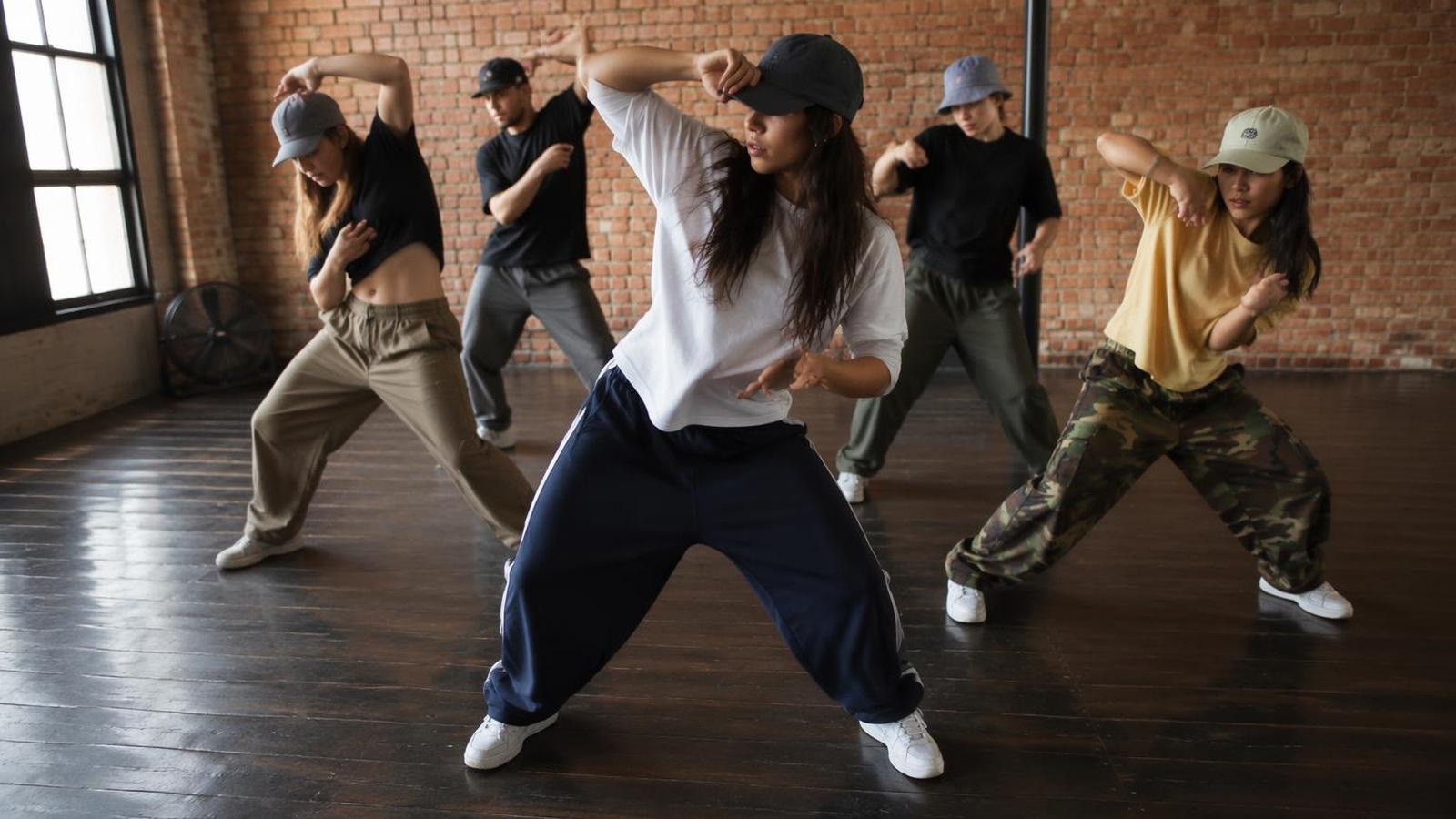AI hip hop dance generator template distinct real photo