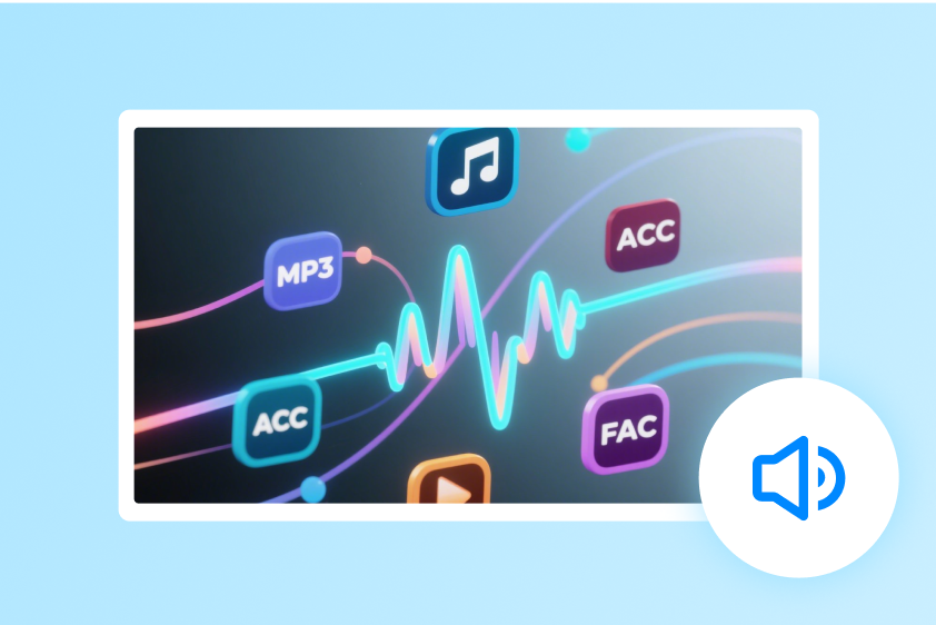Export în mai multe formate audio pentru flexibilitate