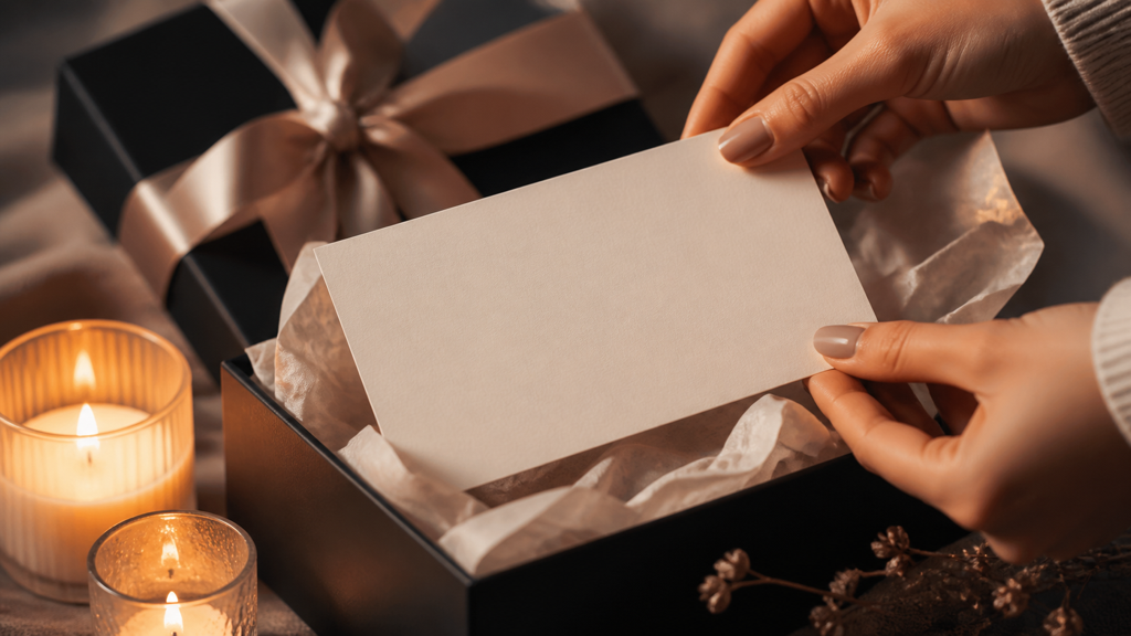 Geschenkgutschein Muster Video Eingabeaufforderung 3 original 16: 9 visuell