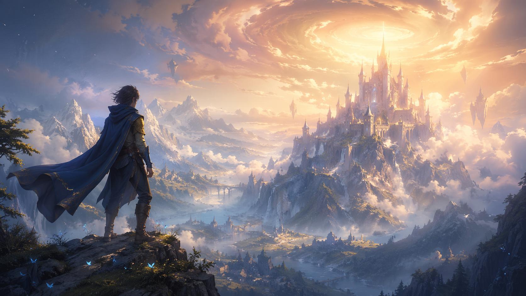 L'affiche du film Dreamina IA invite l'exemple 6 : Art clé de l'aventure fantastique