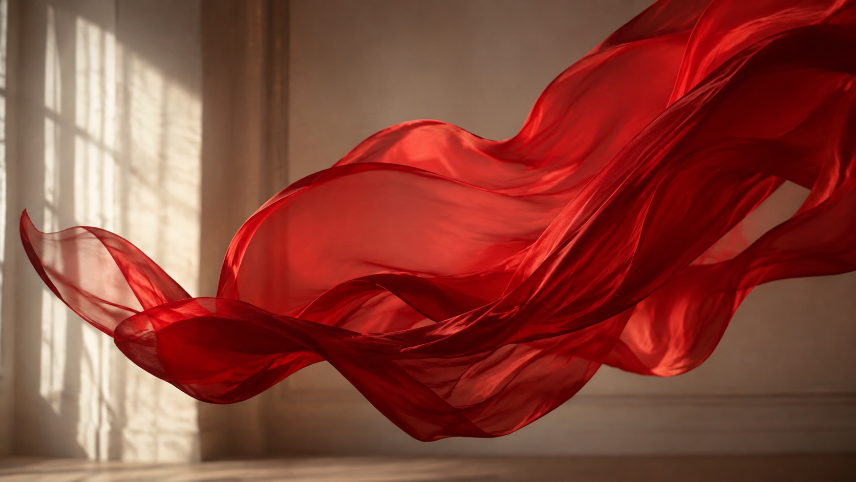 Flowing Silk in Motion
