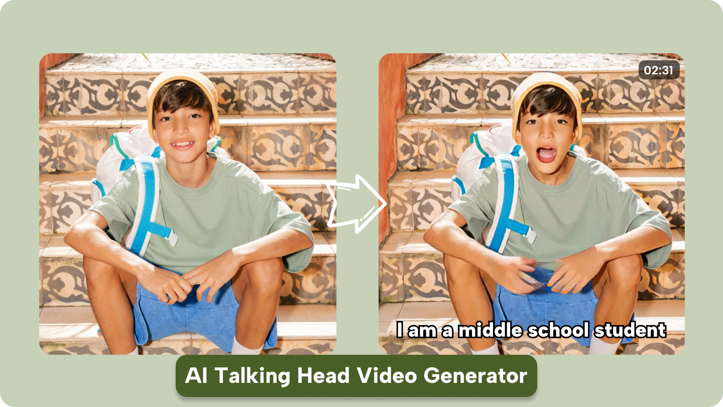 AI sprechender Kopf Video-Generator kostenlos