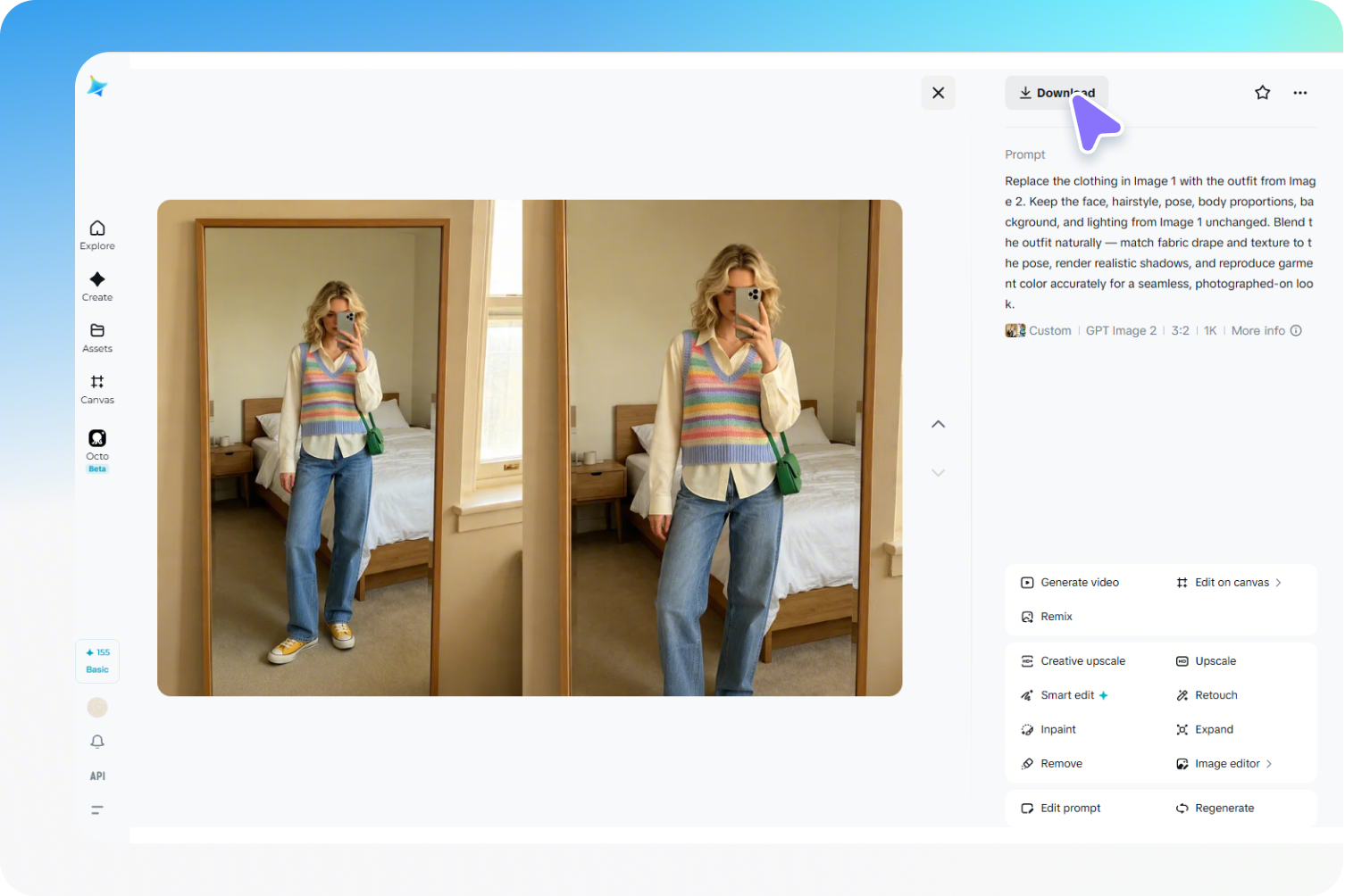 AI Virtual Try On step 3