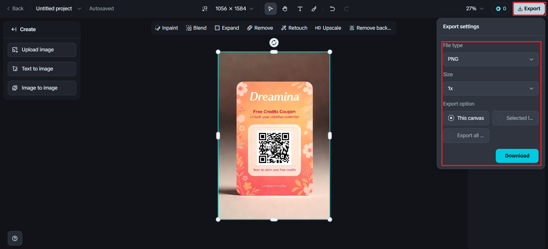 QR code with image