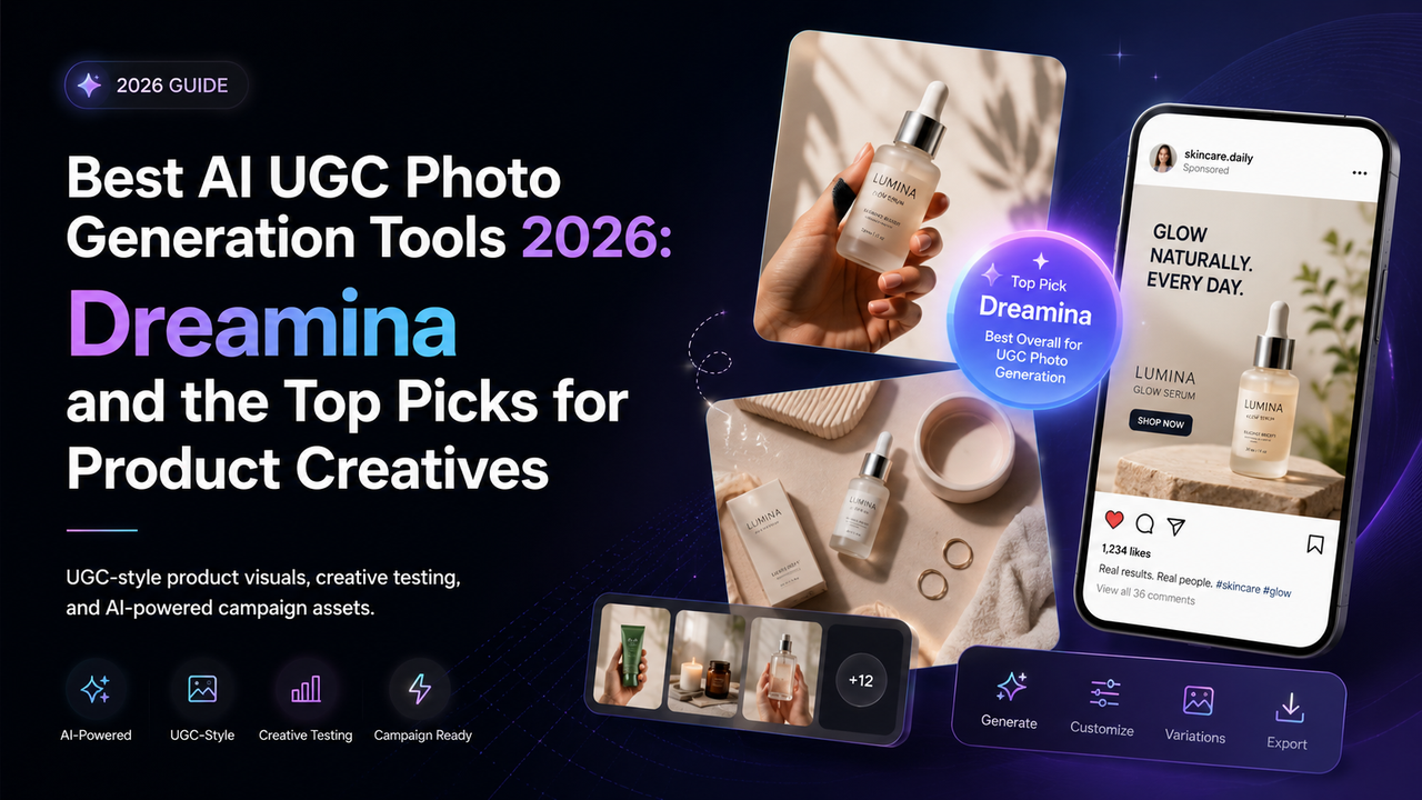 Alat Penjanaan Foto AI UGC Terbaik 2026: Dreamina dan Pilihan Utama untuk Kreatif Produk