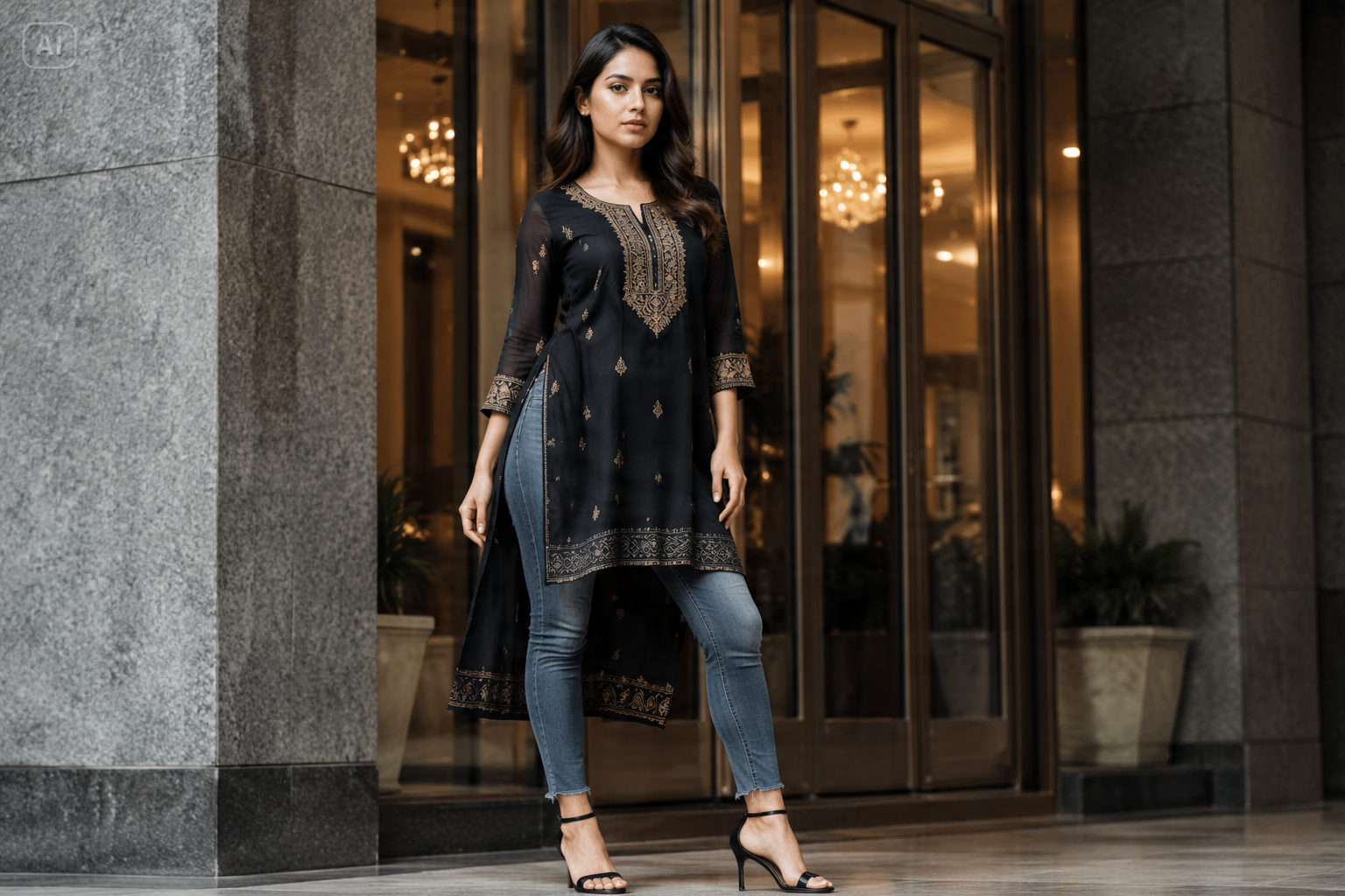 Prompt visto menina kurti benefícios