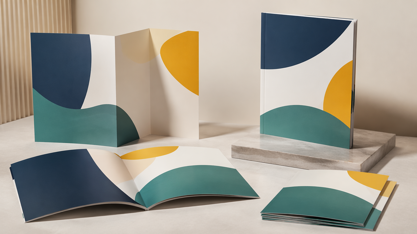 Dreamina brochure mockup hero image