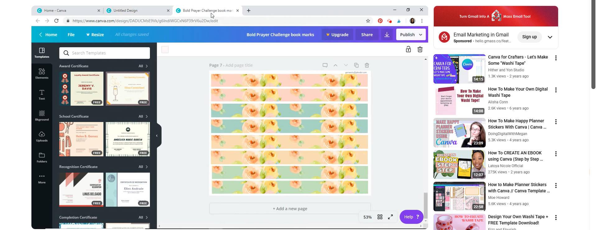 il nastro washi progetta l'estetica con uno strumento drag-and-drop