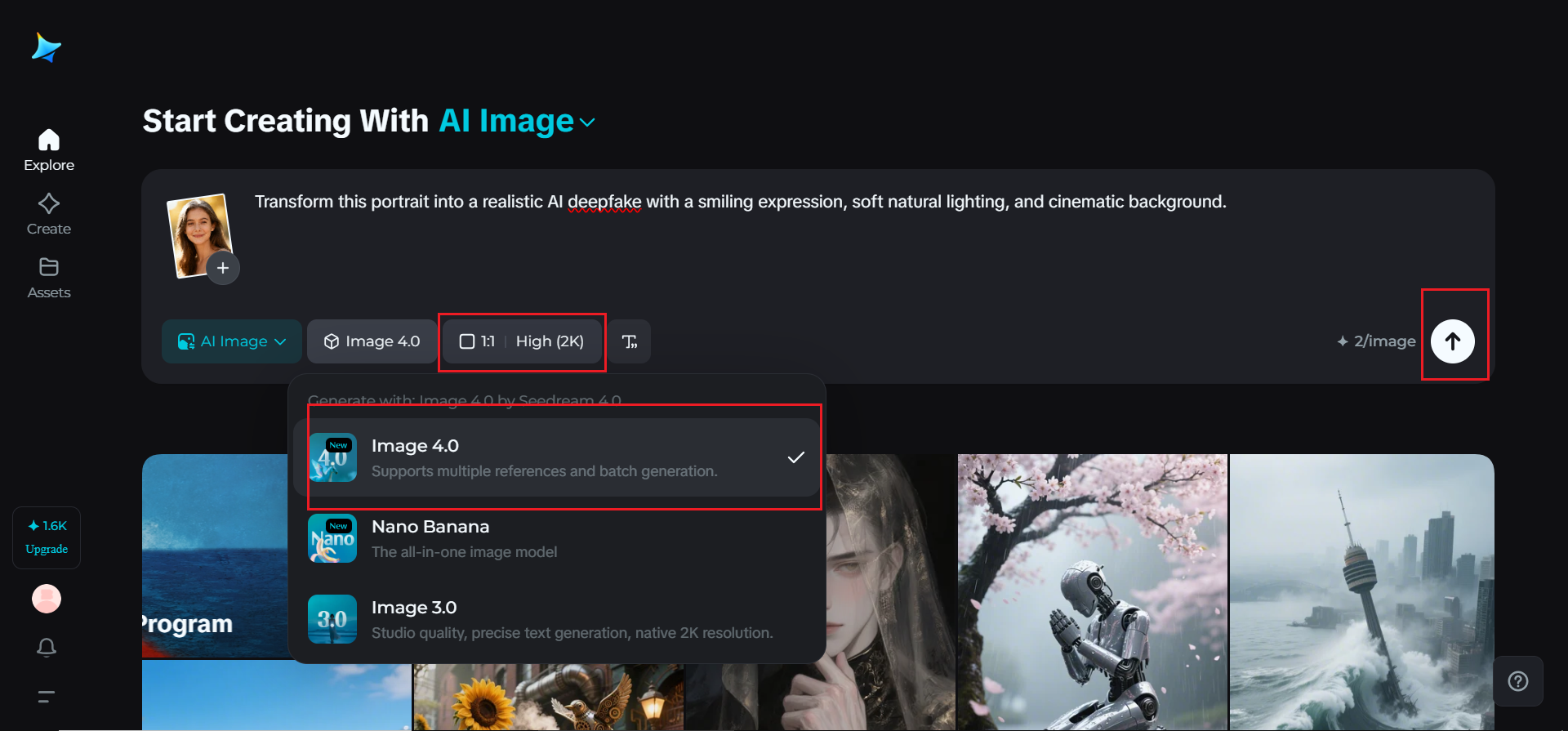 Generate your deepfake