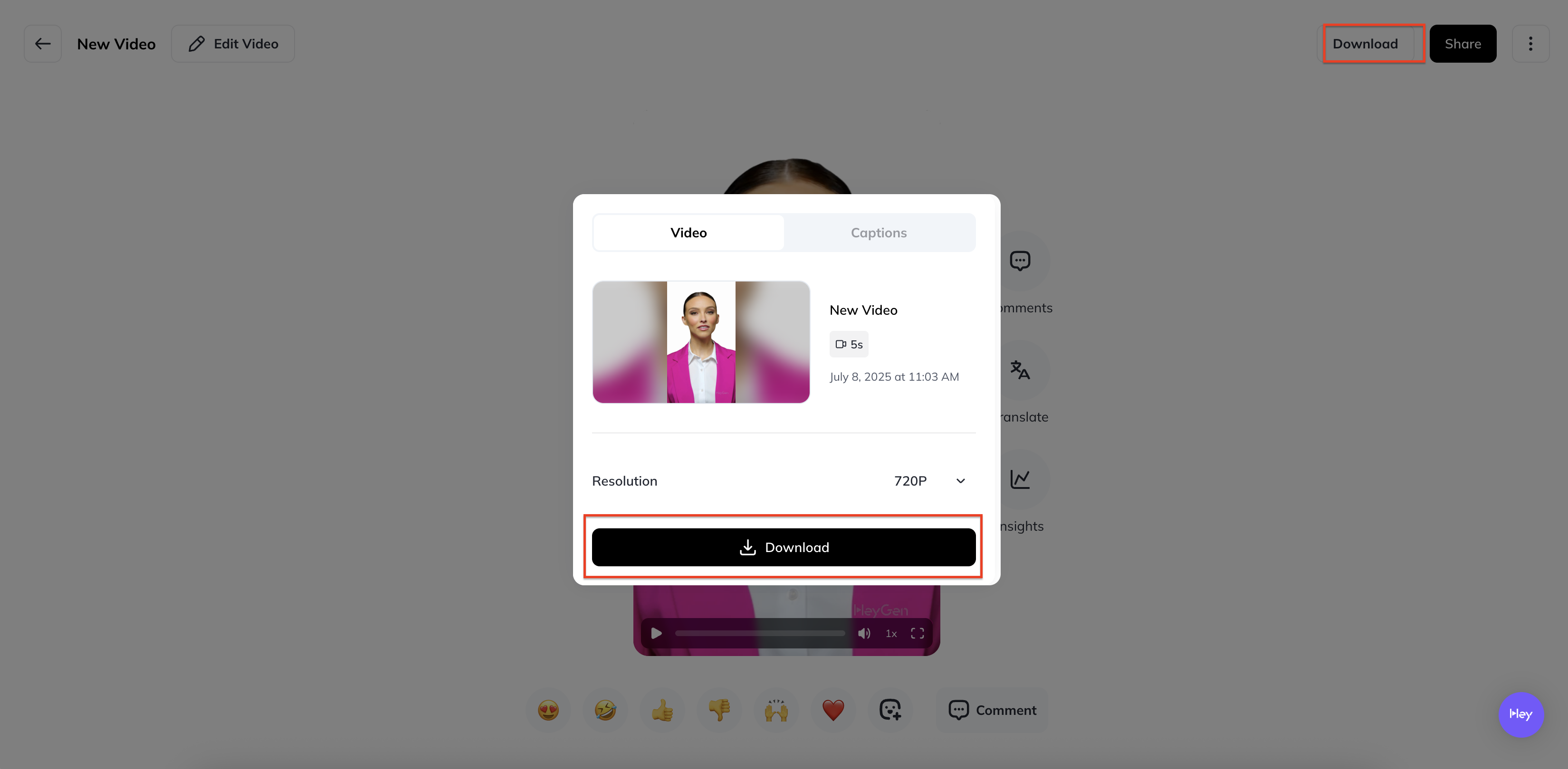 Download video