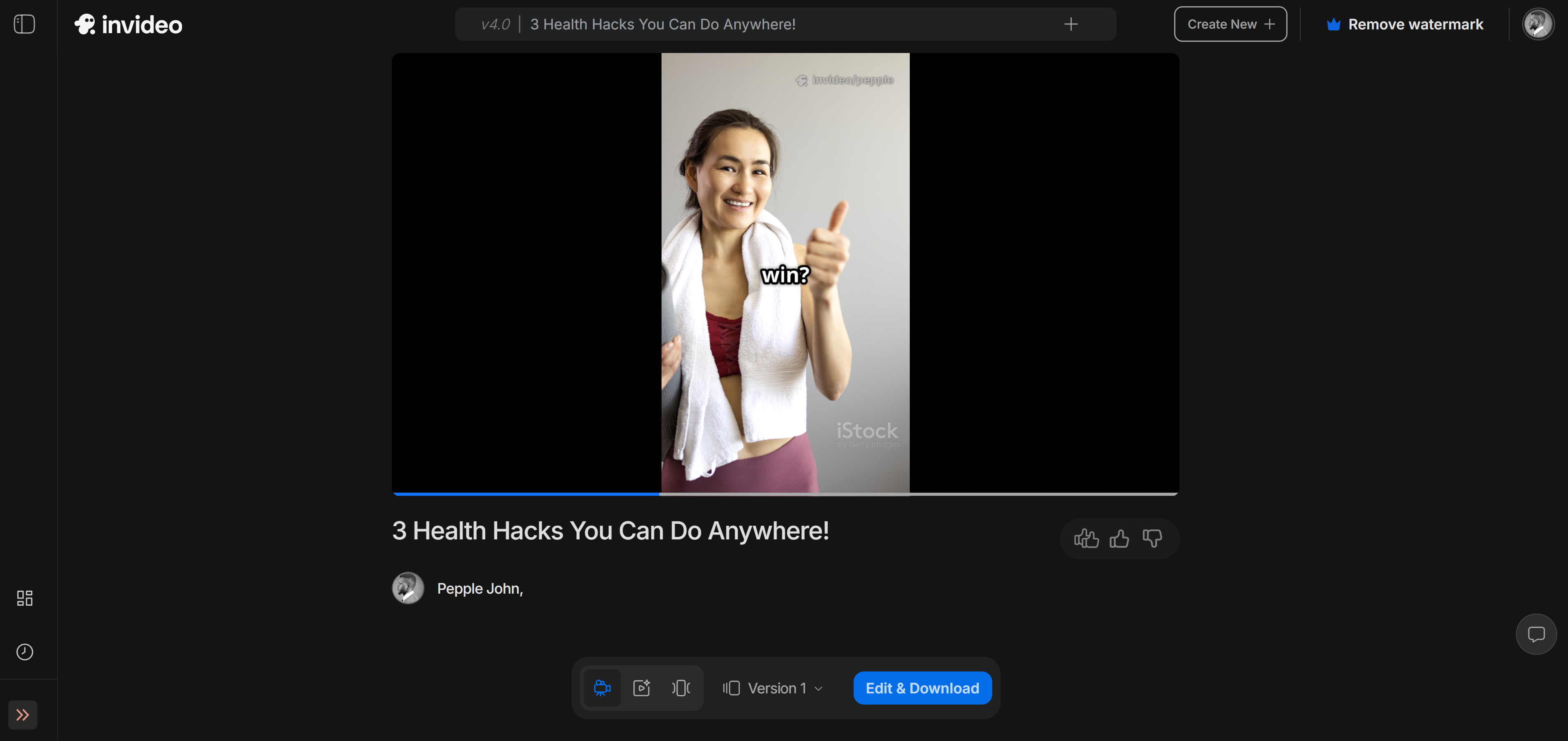 InVideo AI: pembuat pembentangan animasi