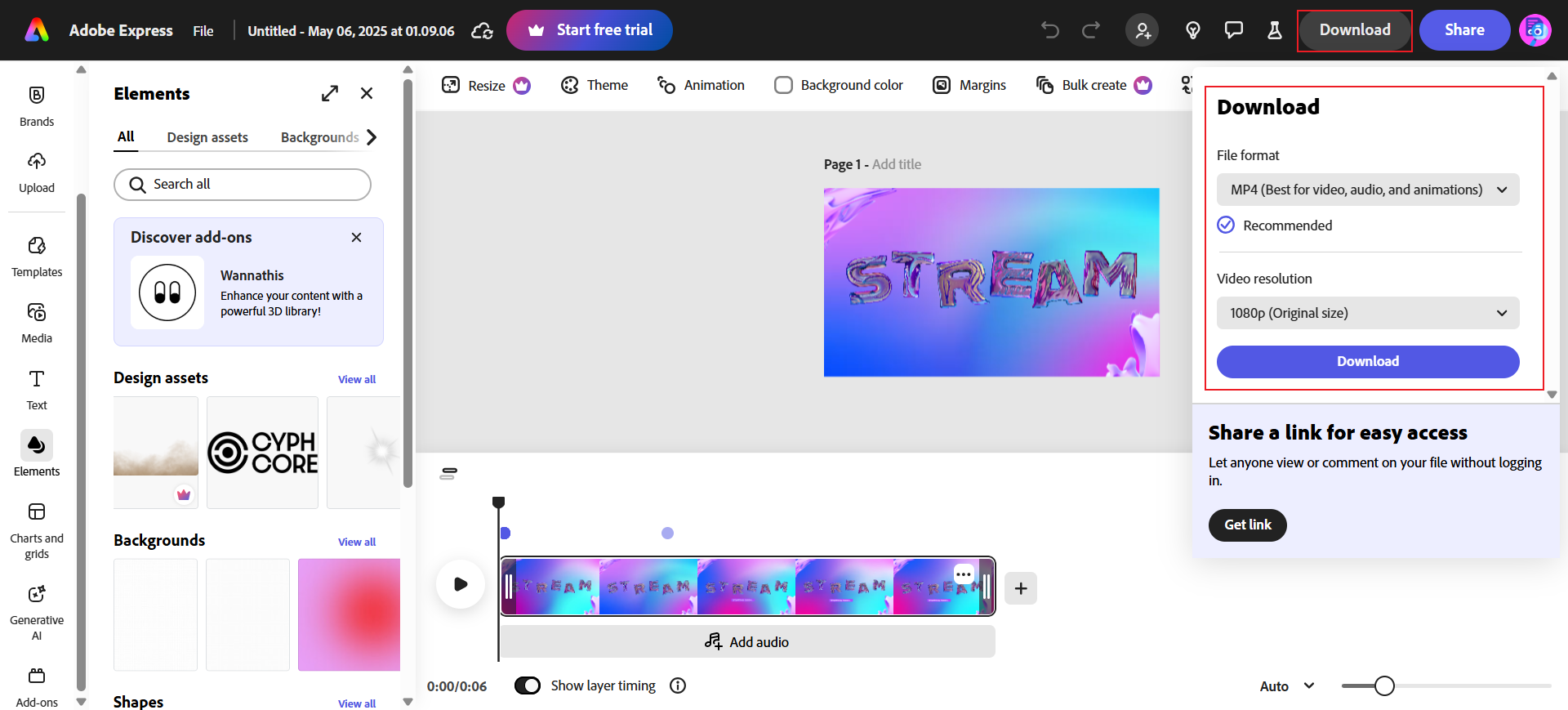 come fare introduzione al video di YouTube