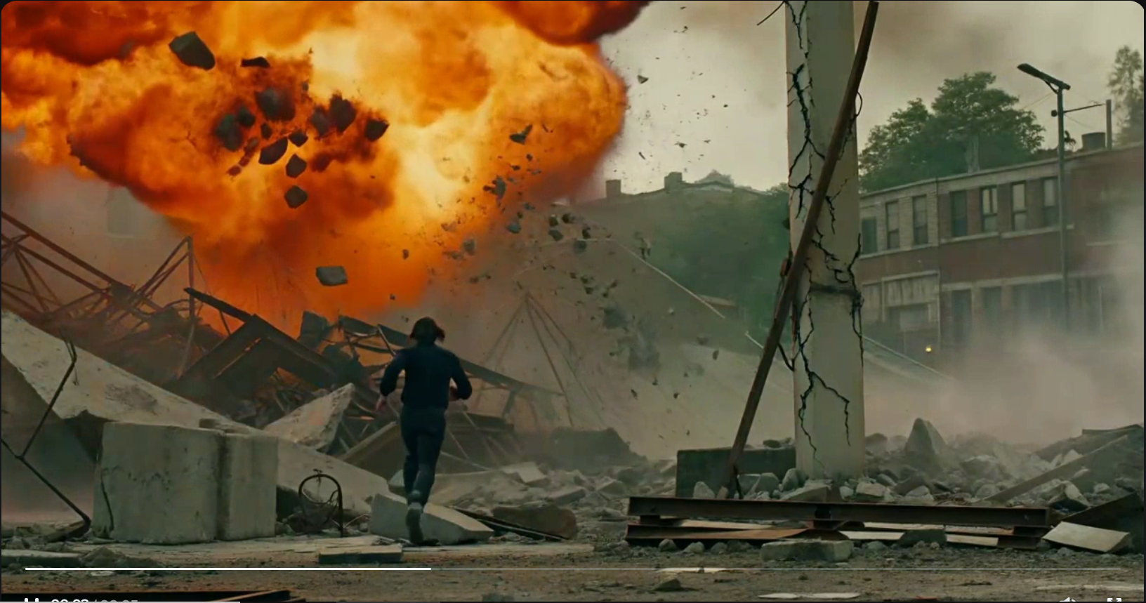 Explosionsflucht