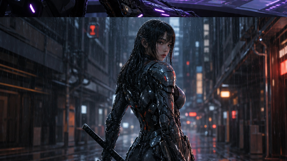 AI Mecha Girl Generator prompt 3 originale 16: 9 visivo