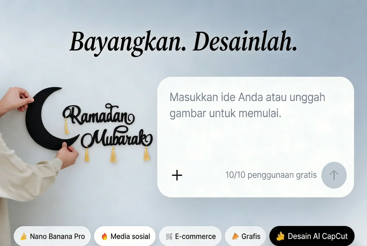 Desain AI di CapCut